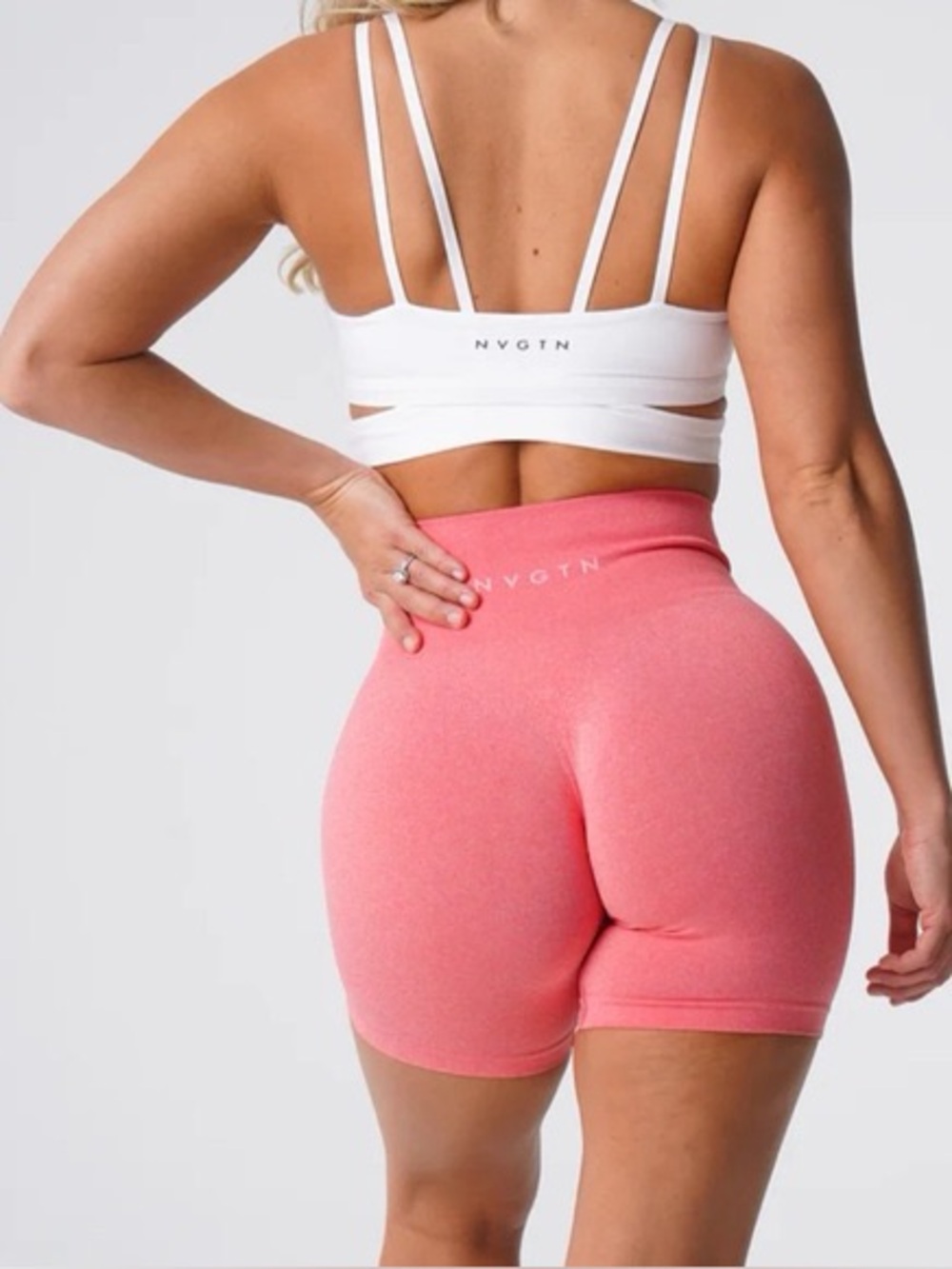 NVGTN OG Seamless Shorts – Bubblegum Pink – NWOT